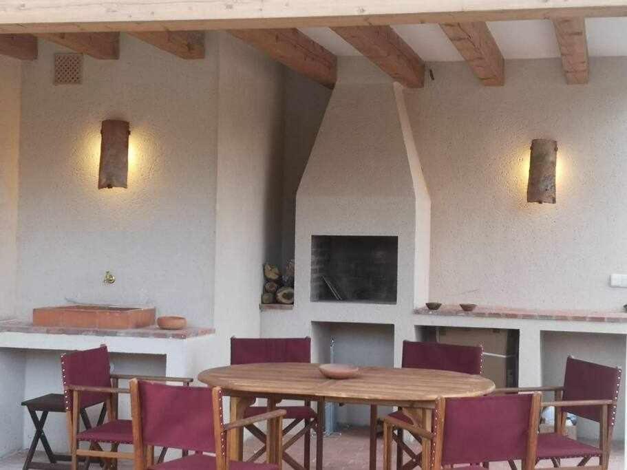 הוילה Tenzuela La Alberca Casa Con Jardin Y Piscina מראה חיצוני תמונה